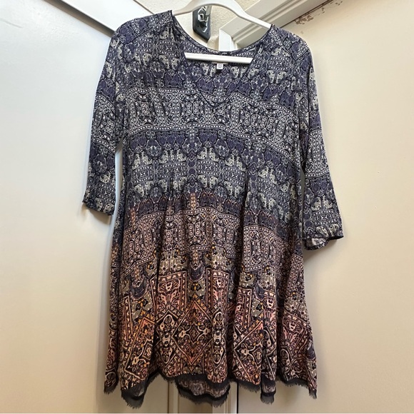 Urban Outfitters Bohemian Patterned Tunic Dress - Picture 3 of 7